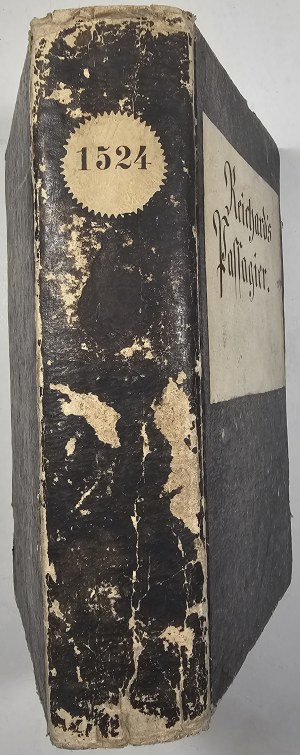 Reichard [Heinrich August Ottokar] - Der Passagier auf der Reise in Deutschland, der Schweiz, zu Paris und Petersburg. Un livre de voyage pour tout le monde. 5. neu-umgearb. Aufl. Berlin 1820 Gebr. Gäbicke.