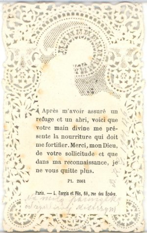 Jésus nourrit ceux qui l'aiment, vers 1900.