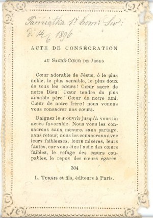 Jésus le Sauveur, 1896.