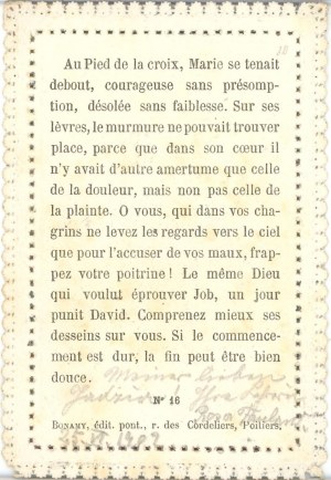 Que le souvenir de votre resignation.... 1902