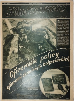 Ilustrovaný kurier Polski. R. 4, č. 16, 1943, Katyň