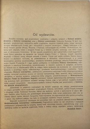 Korzon Tadeusz - Historya Polski. Wydanie nadzwyczajne w zmienionym układzie. Kijów 1918 Wyd. Rady Okręgowej.