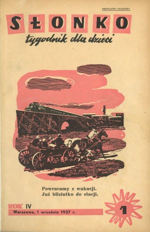 Slniečko, týždenník pre deti. 1937-1938