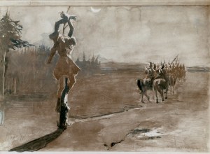 Tetmajer Wł. - Historische Landschaft, ca. 1900