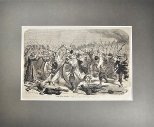 Januaraufstand - Schlacht von Węgrów, 3. Februar 1863.