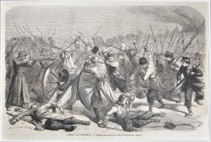 Januaraufstand - Schlacht von Węgrów, 3. Februar 1863.