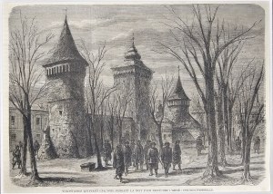 Januaraufstand - Die Einwohner verlassen Krakau und schließen sich der aufständischen Armee an, 1863