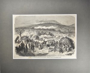 Januaraufstand - Das Lager von General Langiewicz bei Michalowice, 1863