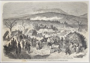 Insurrezione di gennaio - L'accampamento del generale Langiewicz vicino a Michalowice, 1863