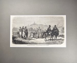 Powstanie styczniowe - Konwój rekrutów opuszczający Warszawę [Branka], 1863