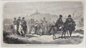 Insurrection de janvier - Convoi de recrues quittant Varsovie [Branka], 1863