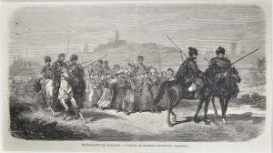 Lednové povstání - Konvoj rekrutů opouštějící Varšavu [Branka], 1863
