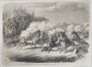 Lednové povstání - útok na ruský konvoj v Kozlově Rudě, 1863