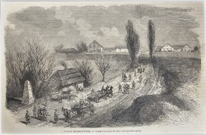 Januaraufstand - Straße nach Michalowice, 1863