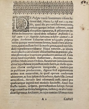Möbius Gottfried - Discursus Inauguralis Medicus De Scorbuto, Quem Decreto ac... Jenae 1662 Samuel Krebs.