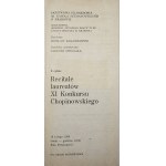 Recitals of the winners of the 11th Chopin Competition. February 19, 1986 Autograph by Stanislav Bunin.