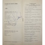 Recitals of the winners of the 11th Chopin Competition. February 19, 1986 Autograph by Stanislav Bunin.