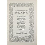 Norwid Cyprian Kamil - Pisma zebrane. Wyd. Zenon Przesmycki. T. A cz. 1-2, C, E. Warszawa - Kraków 1911 [1912-3]. Oprawa introligatorska R. Jahody.
