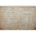 Program - Municipal Theater in Krakow. Baron Kimel. Operetta in 3 acts by Ludwik Sliwinski. Music by W. Kolo. Cracow [1918].