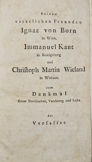 Reinhold Karl Leonhard - Versuch einer neuen Theorie des menschlichen Vorstellungsvermögens von ... Prag u. Jena 1789 C. Widtmann u. I. M. Mauke.