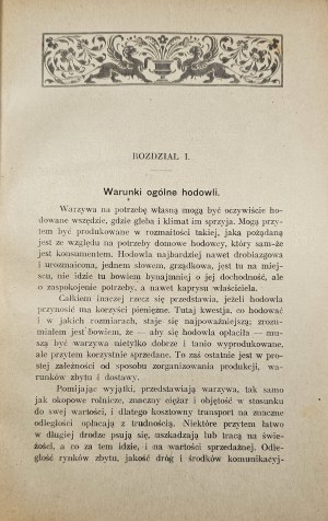 Brzezinski Józef - Growing vegetables. Warsaw [ca. 1917] Nakł. Gebethenr and Wolff.