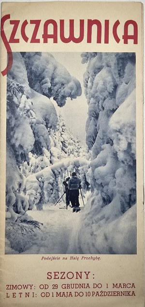 Folder - Szczawnica. Seasons: winter: from December 29 to March 1. Summer: from May 1 to October 10. [193-] Photo 