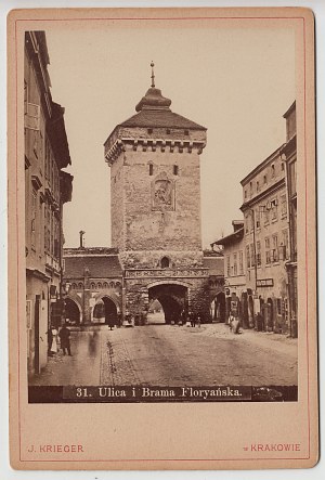 Krakov - Floriánská ulice a brána, Krakov, Krieger