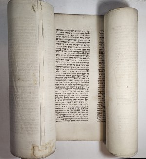 Tóra - Mojžíšův Pentateuch v hebrejštině. ca. 1800 r.