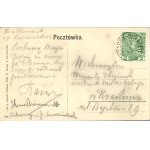 Czarny Dunajec - gare, presbytère, église, 1908.