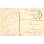 Chodorów - Railway station, 1917.