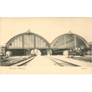 Gare de Lviv, vers 1900.