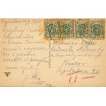 Żegiestów Zdrój - Stacja kolejowa, 1921.