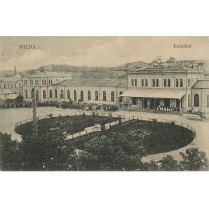 Wilno - Dworzec kolejowy, 1916.