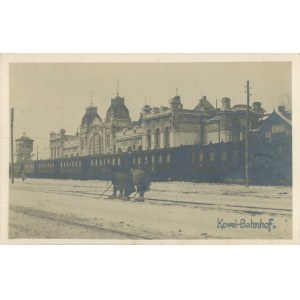 Kowel - Railway station, 1917.