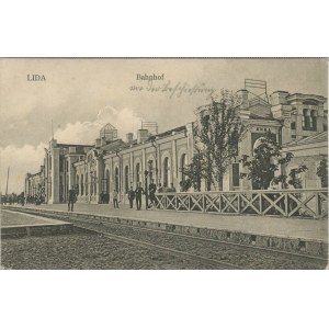 Lida - Railway station, 1916.