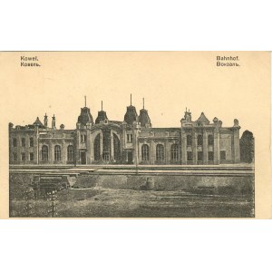 Kowel - Gare ferroviaire, 1916.