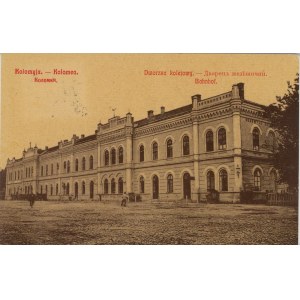 Kolomyja - Railway station, ca. 1905.