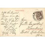 Cracovie - gare ferroviaire, 1908.
