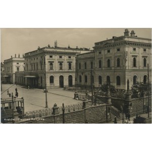 Krakow - Railway station, ca. 1925.