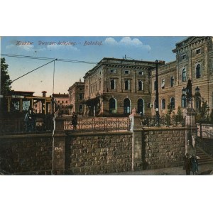 Krakow - Railway Station, 1916.