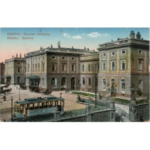 Kraków - Dworzec kolejowy, 1916.