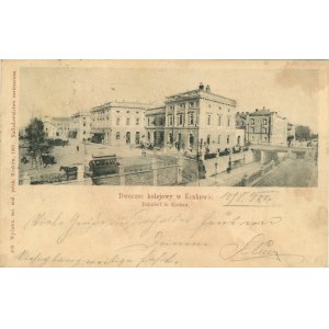 Kraków - Dworzec kolejowy, 1901.