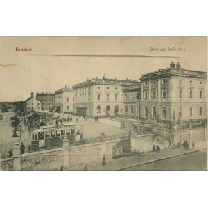 Krakov - železničná stanica, Leporello, 1912.