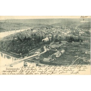 Zaleszczyki - Wiadukt kolejowy, 1905.