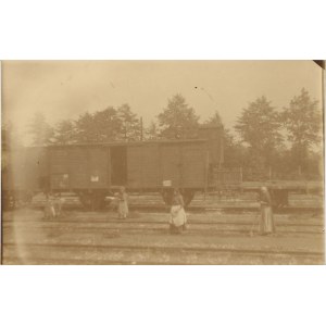 Borderlands - Railroad tracks, ca. 1915.