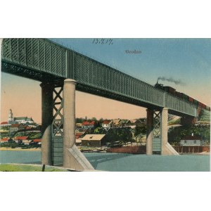 Grodno - Wiadukt kolejowy, 1917.