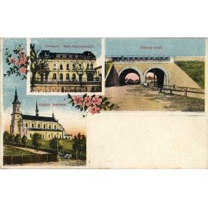 Ternopil - Viaduc ferroviaire, vers 1915.