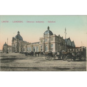 Lviv Railway Station, 1909.