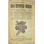Le slogan horticole et agricole, édité par Antoni Gładysz. Annuaire II-III. 1933-1934. Organe de la Société agricole du district de Tarnów. Publié par O. T. R.