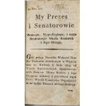 Journal des règlements du gouvernement de la ville libre, indépendante et strictement neutre de Cracovie et de son district. Cracovie 1817